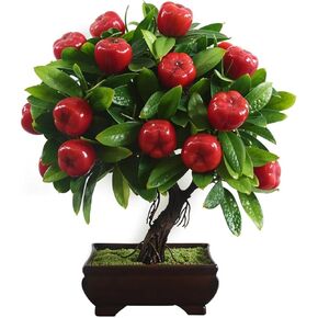 10" Artificial Plants Apple Table Centerpieces Decoration