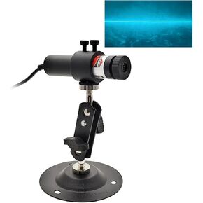 488nm Sky Blue Laser Swamp Pond Module Line Projector Generator for Halloween Swamp Haunted House with Adapter and Mount