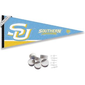 College Flags & Banners Co. Southern Jaguars Pennant Flag and Wall Tack Mount Pads