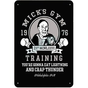 Micks Gym Vintage Style Metal Sign Iron Painting for Indoor & Outdoor Home Bar Coffee Kitchen Wall Decor 8 X 12 Inch