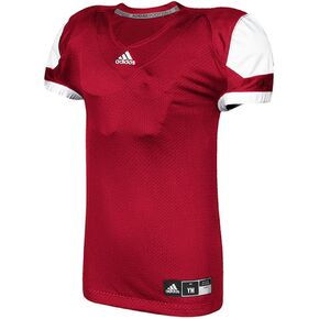 adidas Boy's Press Coverage Football Jersey Collegiate Navy/White Large