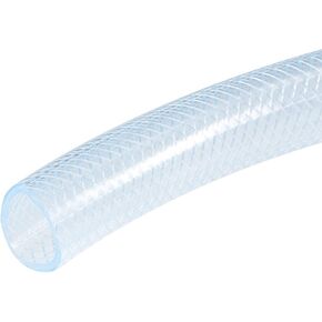 DMiotech 16mm ID 20mm OD Braided PVC Tube Flexible Hose Tubing for Garden Water Tube,1.5 Meter Length