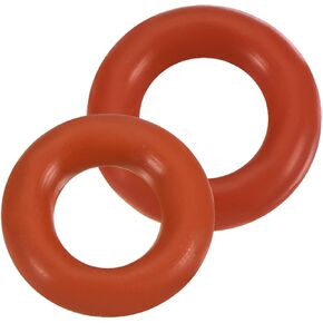 MECCANIXITY Silicone Rubber O-Rings 6mm 6.5mm OD 3mm 3.5mm ID 1.5mm Thick VMQ Seal Gasket, Red 100in1 Set