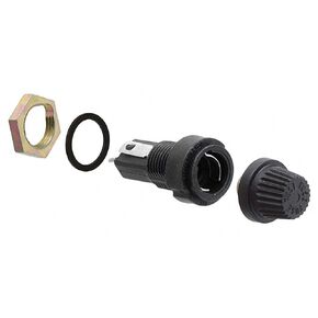 Littelfuse 03420012H Panel Mount Fuse Holder for 3 AG Fuse, 1.25" x 0.25" Size (Pack of 2)