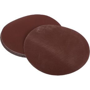 10 Pcs 6inch 800 Grit Universal Sanding Discs - Round Hook and Loop Sandpaper - White Paper Red