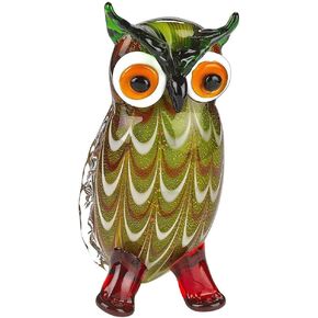 Badash - Murano Style Art Glass Owl is a Hoot 8"