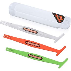 Gomake Vinyl Wrap Stick Magnet Micro Squeegee for Vinyl Car Wrapping Flexible Mini Squeegee Stick Curves Slot Tint Tool Set with Different Hardness for Film Edge Gaps Corner Tucking Pack of 3