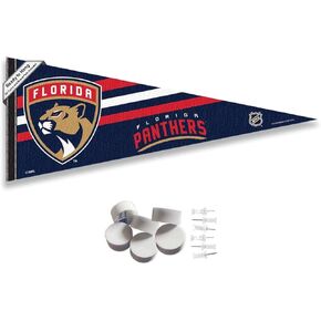 Florida Panthers Pennant Flag and Wall Tack Pads Mounts