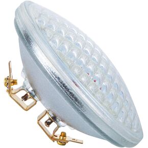مصابيح PAR36 LED للمناظر الطبيعية 6 وات 3000 كلفن أبيض دافئ، تيار متردد/تيار مستمر 12 فولت، 700 لومن 36 وات مكافئ هالوجين، لمبة LED PAR36 مقاومة للماء (عبوة واحدة)