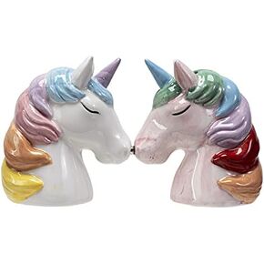 Unicorn Couple Ceramic Food Salt and Pepper Shakers
