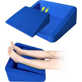 KAAMOS Heel Offloading Cushion Footbed for Bedsore Heel Protectors for Pressure Sores Foot Elevation Pillow Post Surgery Ankle Protector Cushion Leg Support Positioning Pillows for Bedridden Patient
