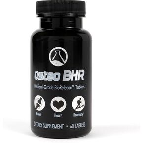 Osteo BHR - 60 Ct. I Bone Strength Supplements I Ipriflavone, Boron, Magnesium, Vitamin K2 & Vitamin D3 for Heart and Bone Health & Recovery*, Optimal Calcium Utilization* for Men & Women