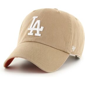 '47 Los Angeles Dodgers Ballpark Clean Up Dad Hat Baseball Cap - Khaki