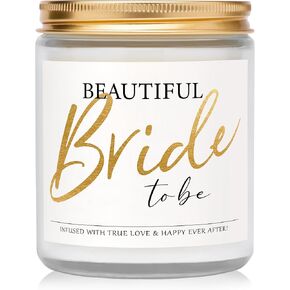 Bride Gifts, Beautiful Bride to Be Gifts - Lavender Scented Candles, Bridal Shower Gifts, Bachelorette Gifts for Bride, Engagement Gift, Engagement Gifts for Her, Couples