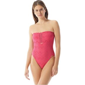 Vince Camuto Crochet Bandeau One-Piece