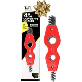 TOFL 4-in-1 Copper Pipe Cleaner | for Pipe Fittings and Tubing | Preps Pipes for Soldering