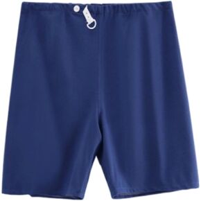 Urinary Incontinence Shorts for Men/Women, TPU Leakage Proof Patient Care Trousers, Reusable Breathable Cotton Short for Urine Incontinence Patients(Blue-L)