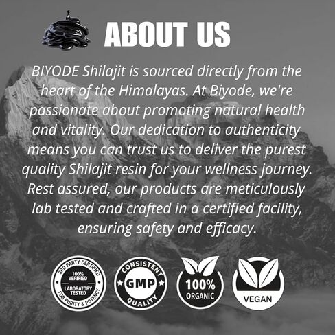 شيلاجيت راتنج شيلاجيت العضوي النقي من الهيمالايا - 600 مجم مكمل شيلاجيت من الدرجة الذهبية مع 85+ من المعادن النزرة وحمض الفولفيك، ودعم مناعة الطاقة للرجال والنساء، مصنوع للولايات المتحدة الأمريكية، 50 جرامًا in Kuwait