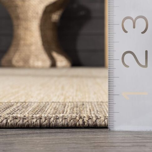 nuLOOM Gris Contemporary Indoor/Outdoor Area Rug, 3x5, Beige in Saudi Arabia