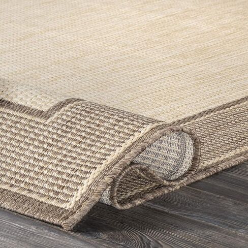 nuLOOM Gris Contemporary Indoor/Outdoor Area Rug, 3x5, Beige in Saudi Arabia
