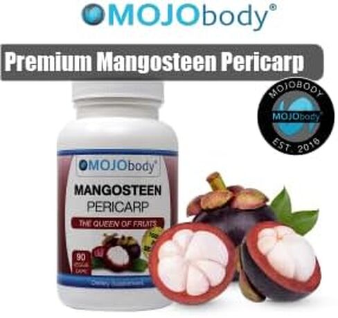Freeze Dried Mangosteen Pericarp Capsules, 1.5 grams per Serving, 90 Veggie Capsules per Bottle, Xanthone Rich in Saudi Arabia