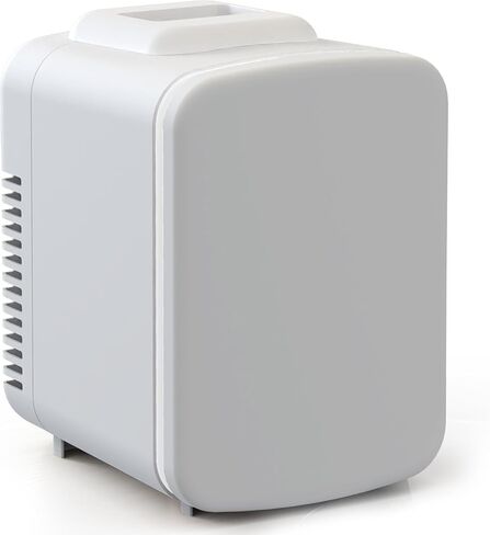 Simple Deluxe 4L/6 Can Mini Fridge, Portable Cooler & Warmer Freon-Free Refrigerator, Provide Compact Storage for Skincare, Beverage, Cosmetics, Bedroom, Office, Black in Kuwait