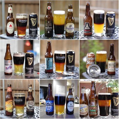 The Perfect Black and Tan Beer Layering Tool - 3 Pack - Bartender Accessory for Layered Beer Cocktails in Saudi Arabia