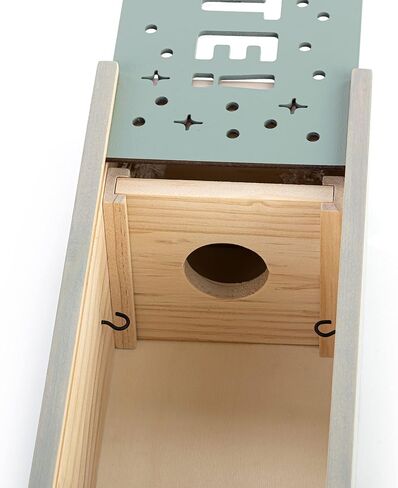 DEMDACO Pairs Well With Friends Olive Green 14 x 4.5 Pine Wood Wine Bottle Accessory Lantern in Kuwait