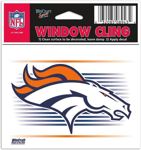 ملصق ثابت من Wincraft NFL Denver Broncos، 3" x 3" in Kuwait
