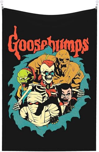 Goosebumps Monsters Goosebumps Logo الحفل بطانية نسيج جدار جبل ديكور جدار الفن نسيج موضوع لوازم الحفلات نسيج للأولاد هدايا المنزل غرفة نوم غرفة المعيشة النوم ديكور المنزل جدار ديكور النسيج in Kuwait