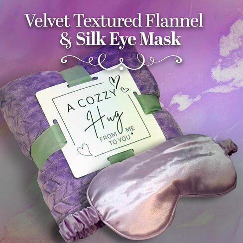 get well gifts for women: Unique spa gifts for women - Get Well Soon Gift Baskets for women with Care Package for Women, Perfect birthday gifts for women (Loving purple) in Saudi Arabia