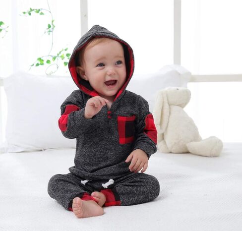 ملابس أطفال أولادي من SANMIO ملابس بقلنسوة للرضع سترة كلاسيكية منقوشة + بنطلونات 18 24 متر 3T ملابس للأولاد 0 6 12 متر أطقم أطفال in Kuwait