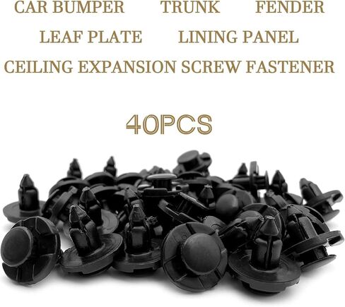 20 قطعة لوحة زخرفة الحاجز الوفير درع التجنيب السحابة النايلون يحل محل نيسان OEM 01553-09321 متوافق مع MR328954 in Saudi Arabia