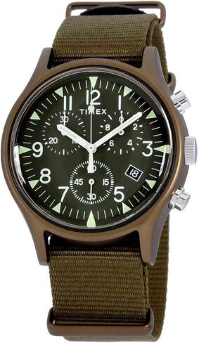 Timex Men's MK1 Aluminum Chronograph 40mm Analog Quartz Nylon Strap in Saudi Arabia