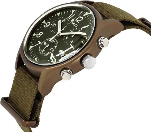 Timex Men's MK1 Aluminum Chronograph 40mm Analog Quartz Nylon Strap in Saudi Arabia