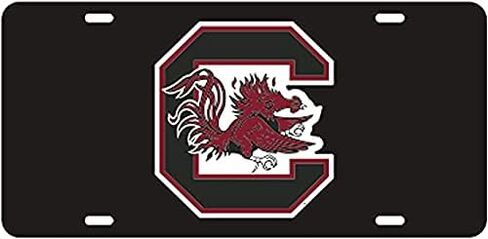 South Carolina Gamecocks Acrylic License Plate Officially Licensed in Kuwait