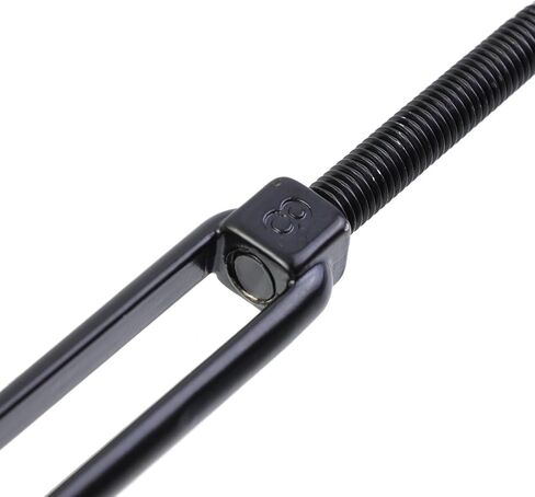 Woogim 4PCS Black Stainless Steel Turnbuckles Hook and Eye Turnbuckle Turnbuckle Wire Rope Tension M6 in Saudi Arabia