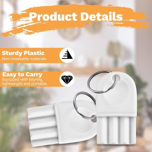 5Pcs Paper Towel Dispenser Key Replacement, Universal Key for Paper Towel Dispenser with Hang Rings, Automatic Toilet Paper Dispenser Key Set for Most Commercial Tissue Dispensers in Saudi Arabia