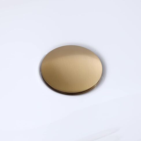 Waterfall Spout Bathroom Faucet, Deck Mount, Solid Brass, Brushed Gold, 1 Hole, Single Handle, Vessel Sink Faucet in Saudi Arabia