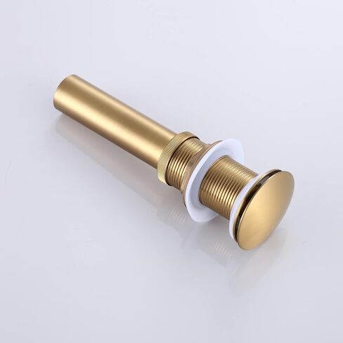 Waterfall Spout Bathroom Faucet, Deck Mount, Solid Brass, Brushed Gold, 1 Hole, Single Handle, Vessel Sink Faucet in Saudi Arabia