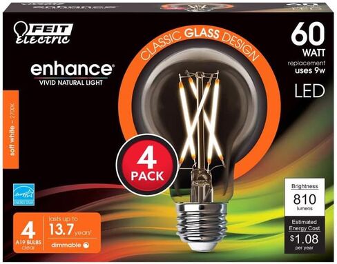 FLMN LED A19 SW 9W 4PK in Saudi Arabia