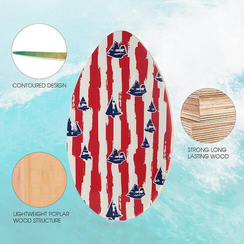 HQO LOVL 35 inch Skim Board for Kids Adults Wooden Skim Boards with High Gloss Coat for Beach Skimboards for Beginners in Saudi Arabia