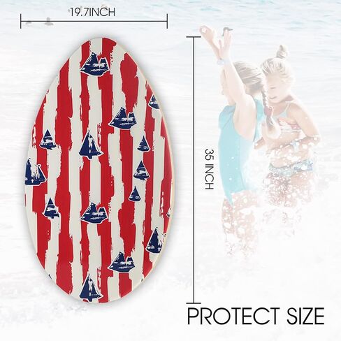 HQO LOVL 35 inch Skim Board for Kids Adults Wooden Skim Boards with High Gloss Coat for Beach Skimboards for Beginners in Saudi Arabia