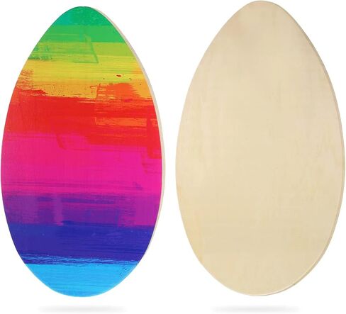 HQO LOVL 35 inch Skim Board for Kids Adults Wooden Skim Boards with High Gloss Coat for Beach Skimboards for Beginners in Saudi Arabia