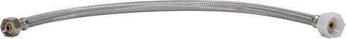 Fluidmaster B4T20 Toilet Connector, Braided Stainless Steel - 1/2 F.I.P. Thread x 7/8 Female Ballcock Thread, 20_Inch Length in Saudi Arabia