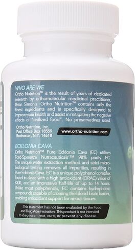 Ecklonia Cava Extract - 99% Purity - 50% Polyphenols - 320mg per Daily Serving, 60 Capsules in Saudi Arabia