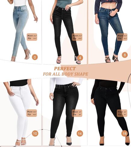 Lexi Women's Super Stretch Soft Skinny Denim Jeans XPS22880SK Indigo 6 in Saudi Arabia