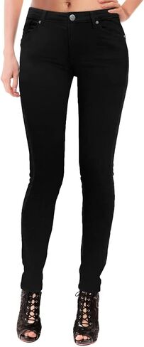 Lexi Women's Super Stretch Soft Skinny Denim Jeans XPS22880SK Indigo 6 in Saudi Arabia