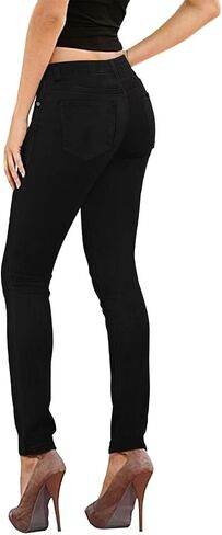Lexi Women's Super Stretch Soft Skinny Denim Jeans XPS22880SK Indigo 6 in Saudi Arabia