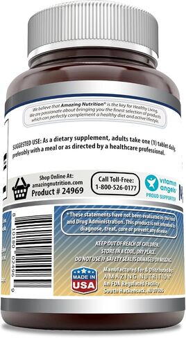 Amazing Formulas Magnesium Citrate 200 Mg | Tablets Supplement | Non-GMO | Gluten Free | Made in USA (1 Pack, 240 Count) in Kuwait